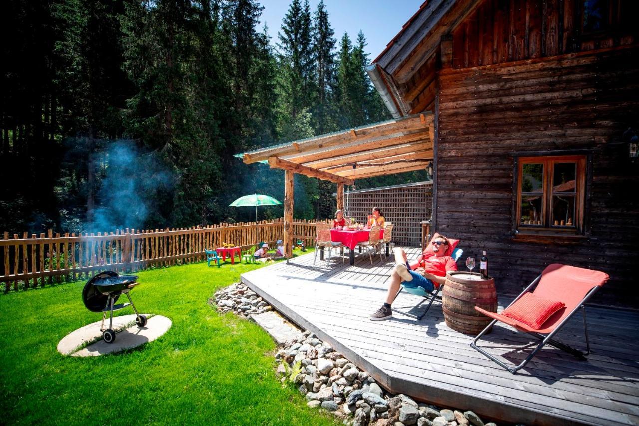 Naturpark Huette Mandl, Biobauernhof & Huettenurlaub ザンクト・ランブレヒット エクステリア 写真